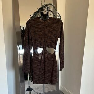 H&M Brown Mini Dress